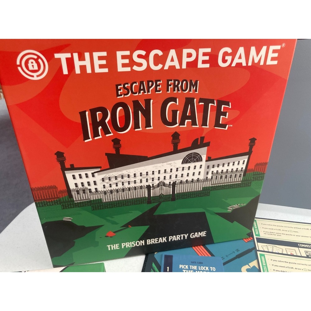 Pressman Escape From Iron Gate Prison Break Party Game Complete Played Once